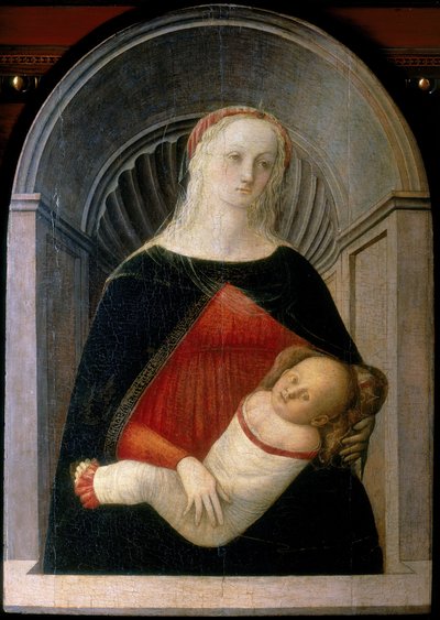 Madonna ja lapsi, n. 1450 (tempera paneelissa) tekijältä Fra Filippo Lippi
