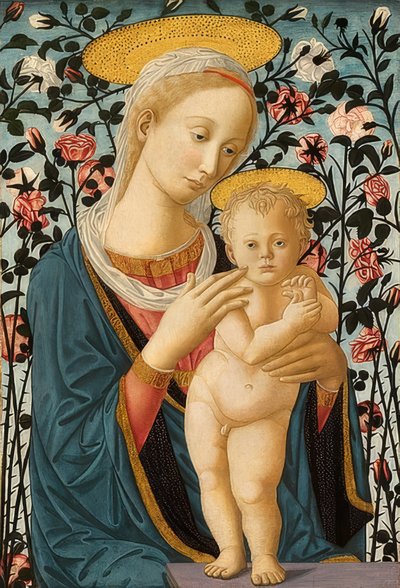 Madonna ja lapsi. Noin 1470 tekijältä Fra Filippo Lippi