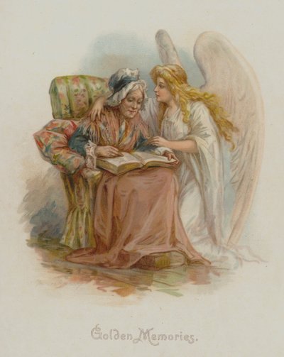 Kultaiset muistot (chromolitho) tekijältä Frances Brundage