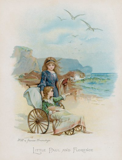 Pikku Paul ja Firenze (chromolitho) tekijältä Frances Brundage