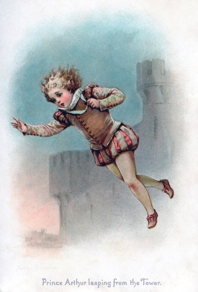 Prinssi Arthur hyppää tornista, 1897. tekijältä Frances Brundage