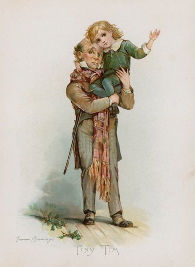 Tiny Tim (chromolitho) tekijältä Frances Brundage