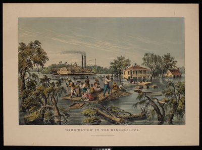 Mississippin korkea vesi tekijältä Frances Flora Bond (c.1812 76) Palmer