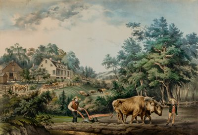 American Farm Scenes. nro 1. tekijältä Frances Flora Bond Palmer