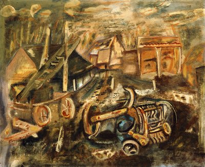 Farm Yard, Essex tekijältä Frances Hodgkins
