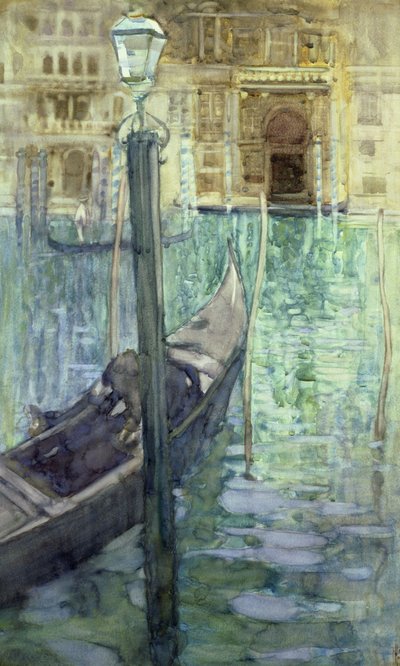 Venetsia (akvarelli paperille) tekijältä Frances Hodgkins