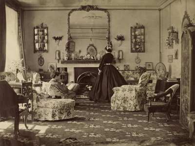 Huoneen sisustus, c. 1862. tekijältä Frances Jocelyn