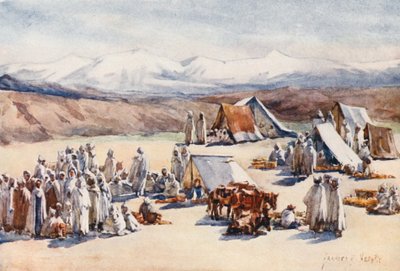 Markkinapäivä, Timgad (värilitro) tekijältä Frances Nesbitt