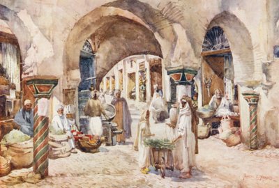 Souk el Attarin, Tunis (värilitro) tekijältä Frances Nesbitt