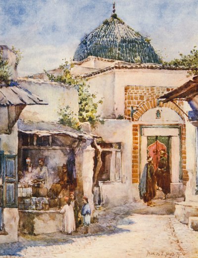 The Fritter Shop, Tunis (värilitro) tekijältä Frances Nesbitt
