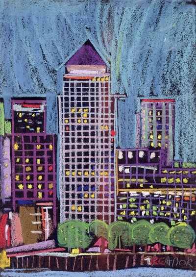 Canary Wharf Lontoon Docklandsissa tekijältä Frances Treanor