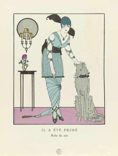 Hänet palkittiin, pub. 1914 (Tulostuskuvio) tekijältä Francesc Xavier Gosé