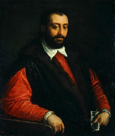 Miehen muotokuva (öljy kankaalle) tekijältä Francesco Bassano