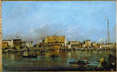Dogen palatsi Venetsiassa San Marcon altaasta katsottuna ... tekijältä Francesco (circle of) Guardi