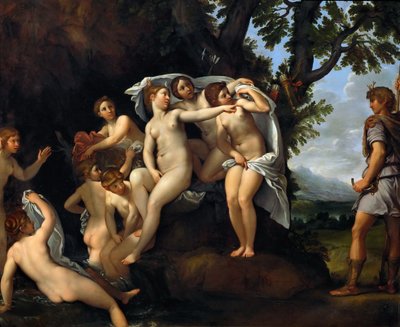 Diana ja Actaeon, n. 1617. tekijältä Francesco Albani