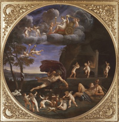Tulielementti, 1625-28 tekijältä Francesco Albani