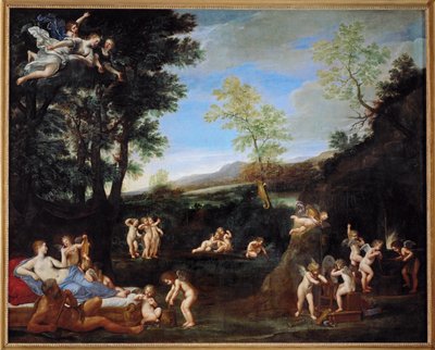 Le repos de Venus et de Vulcain - Venuksen ja Vulkanin lepo ... tekijältä Francesco Albani
