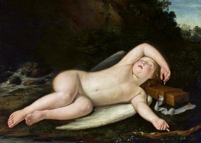 Nukkuva Eros tekijältä Francesco Albani