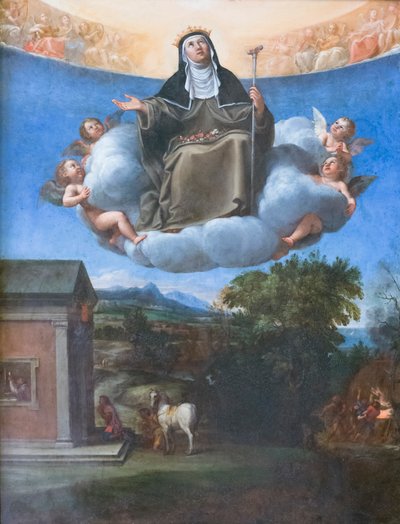 Santa Isabel em glória finlandesa tekijältä Francesco Albani