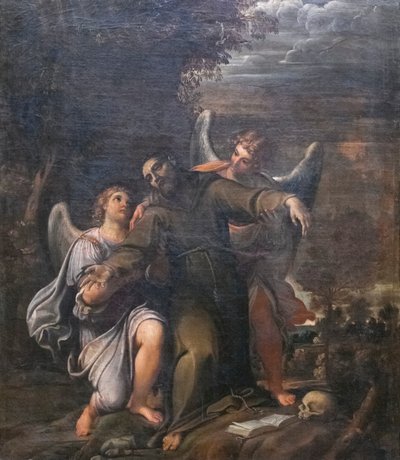 Pyhä Franciscus tekijältä Francesco Albani