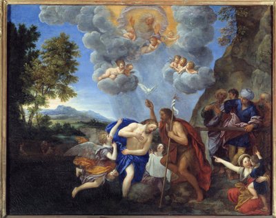 Kristuksen kaste - Francesco Albanin maalaus dit l