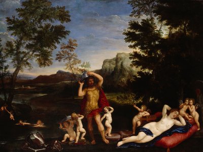 Venus ja Mars (öljy kankaalle) tekijältä Francesco Albani