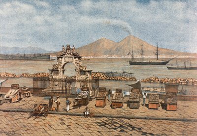 Santa Lucian ranta Napolissa tekijältä Francesco Aversano