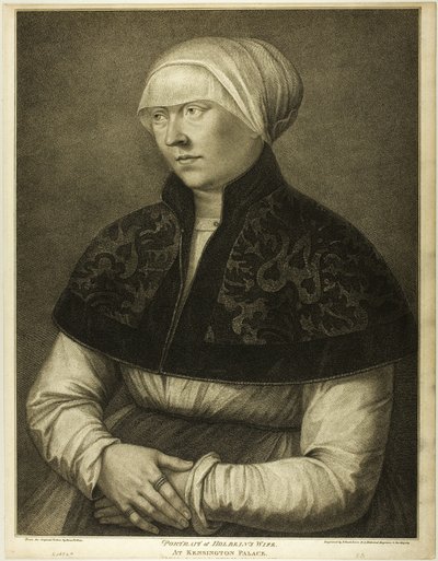 Holbeinin vaimo tekijältä Francesco Bartolozzi