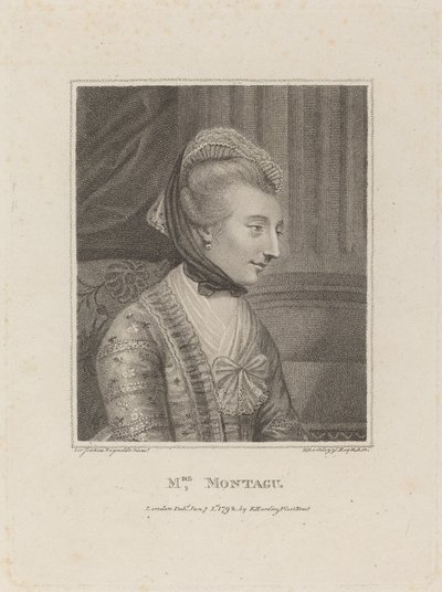 Rouva Montague, 1792. tekijältä Francesco Bartolozzi