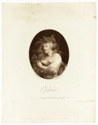 Ophelia tekijältä Francesco Bartolozzi