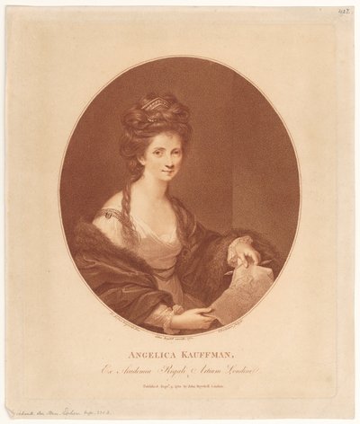 Angelika Kauffmannin muotokuva tekijältä Francesco Bartolozzi