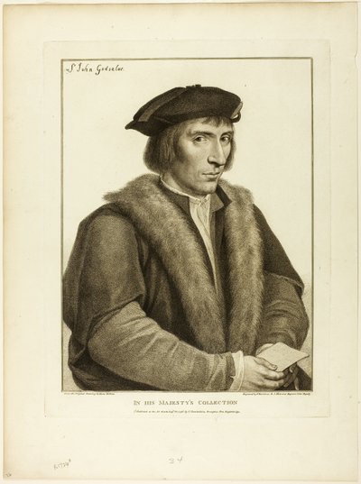 Sir John Godsalve tekijältä Francesco Bartolozzi