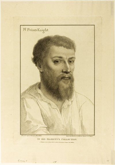 Sir Nicholas Poines tekijältä Francesco Bartolozzi