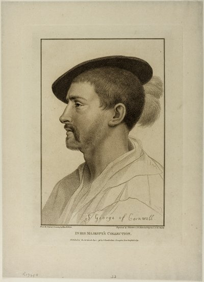 Sir Simon George (Cornwallista) tekijältä Francesco Bartolozzi