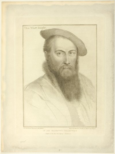 Sir Thomas Wyatt tekijältä Francesco Bartolozzi