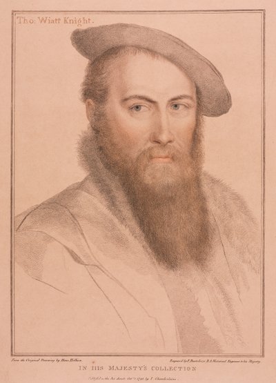 Sir Thomas Wyatt tekijältä Francesco Bartolozzi