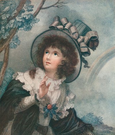Kevät, c1747-1815, 1919 tekijältä Francesco Bartolozzi