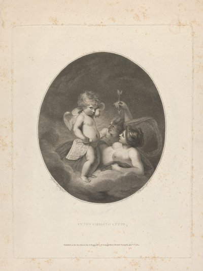Venus Childing Cupid tekijältä Francesco Bartolozzi