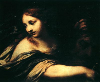 Judith ja Holofernes (öljy kankaalle) tekijältä Francesco Botti