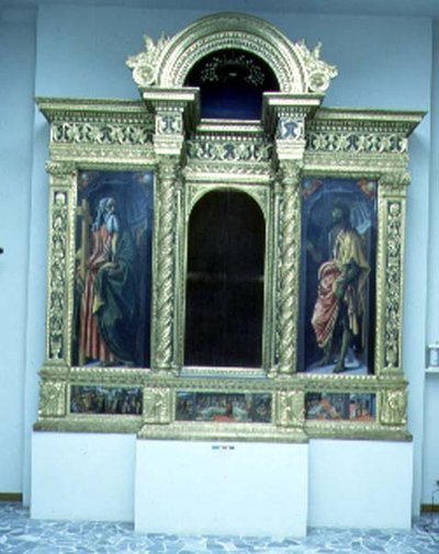 Sakramenttien tabernaakkeli, n. 1484-1486 (tempera taulussa) (katso myös 94758-9) tekijältä Francesco Botticini