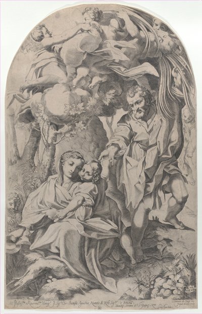 Loput lennolla Egyptiin, 1600-23. tekijältä Francesco Brizio