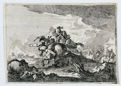ratsuväen taistelu tekijältä Francesco Casanova