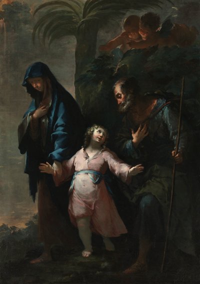 Paluu Nasaretiin, 1735. tekijältä Francesco Conti