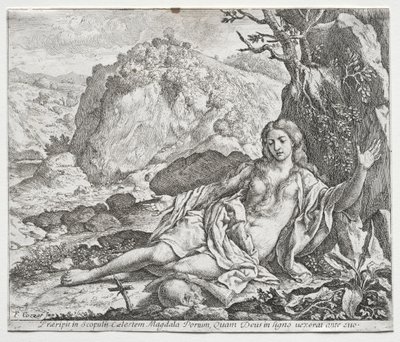 Katuva Magdalena, 1650. tekijältä Francesco Cozza