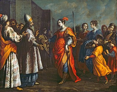 Judithin voitto, n. 1620-30 tekijältä Francesco Curradi