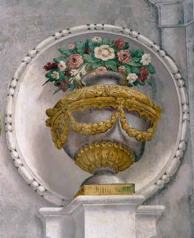 Kukkimaljakko (fresko) tekijältä Francesco Ferrari