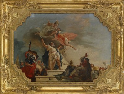 Iphigenian uhri, 1700-luku tekijältä Francesco Fontebasso