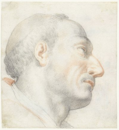 San Carlo Borromeon johtaja tekijältä Francesco Furini (attributed to)