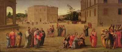 Huonekalut ja erilaiset esineet 1100- ja 1300-luvuilta tekijältä Francesco Granacci