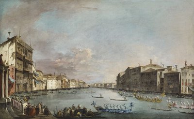 Venetsian regatta tekijältä Francesco Guardi